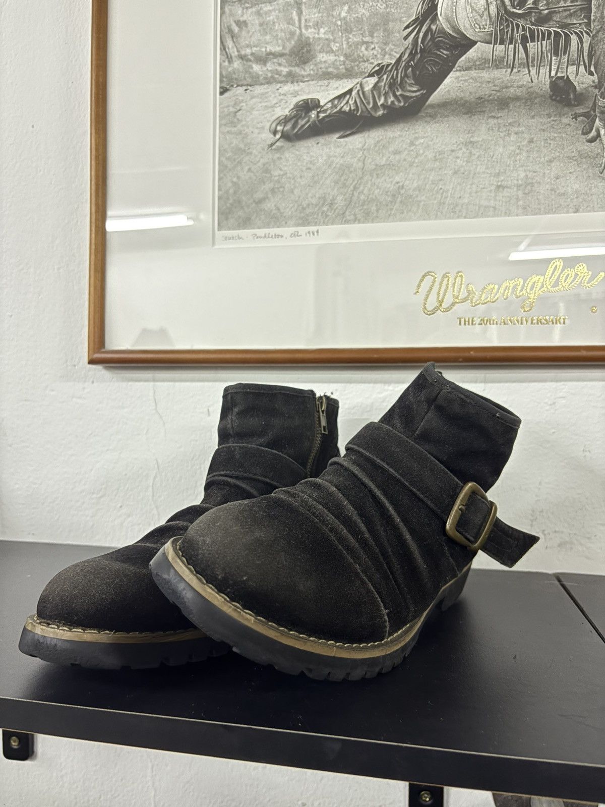 Dirk Bikkembergs Suede Slouch Engineered Zipper Boots Size US 8.5 / EU 41-42 - 16 Thumbnail