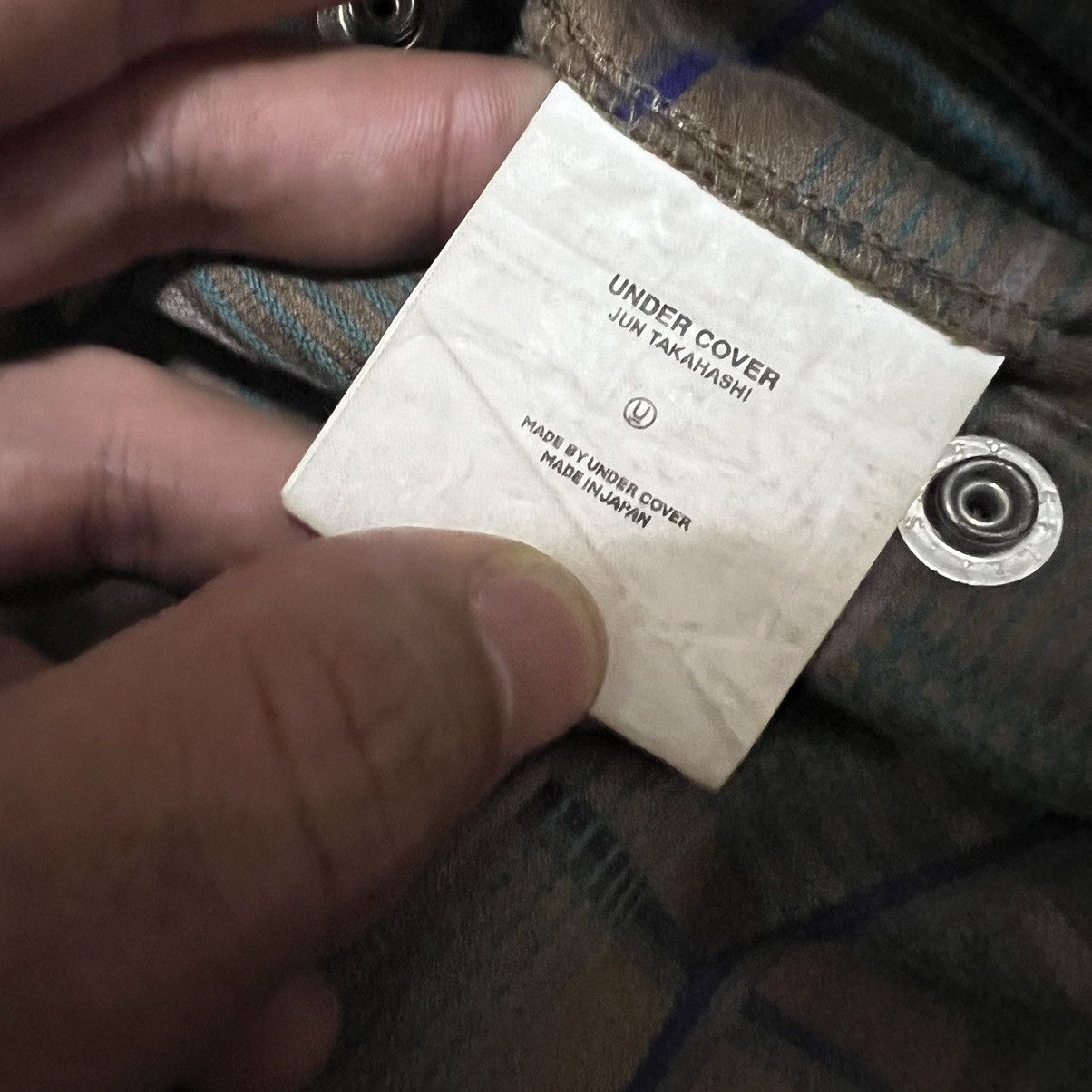 Undercover SS02 Undercover Plaid Slant Pocket Pants Size US 33 - 8 Thumbnail