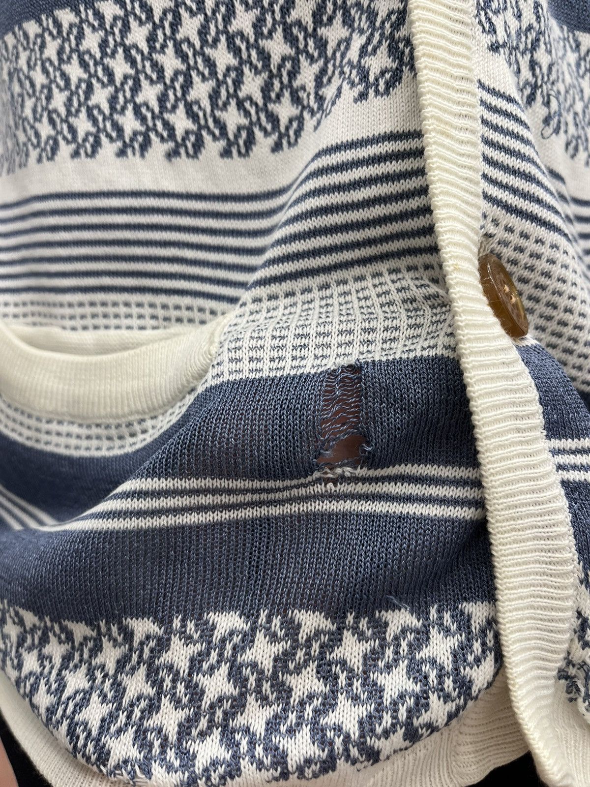 Vivienne Westwood Vivienne Westwood Man Distressed Knit Cardigan Sweater Size US M / EU 48-50 / 2 - 16 Thumbnail