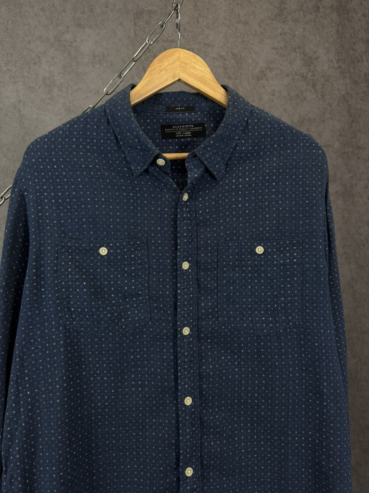 Allsaints Allsaints designer double pocket shirt Size US L / EU 52-54 / 3 - 3 Thumbnail