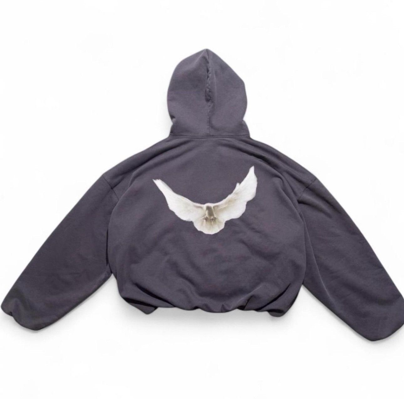Yeezy Gap Balenciaga Dark Grey Dove Hoodie