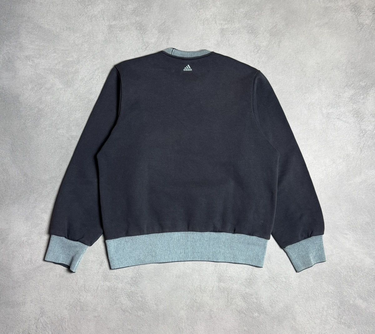 Adidas Adidas Vintage Big Logo Crewneck Cotton Boxy Sweatshirt Size US M / EU 48-50 / 2 - 2 Thumbnail