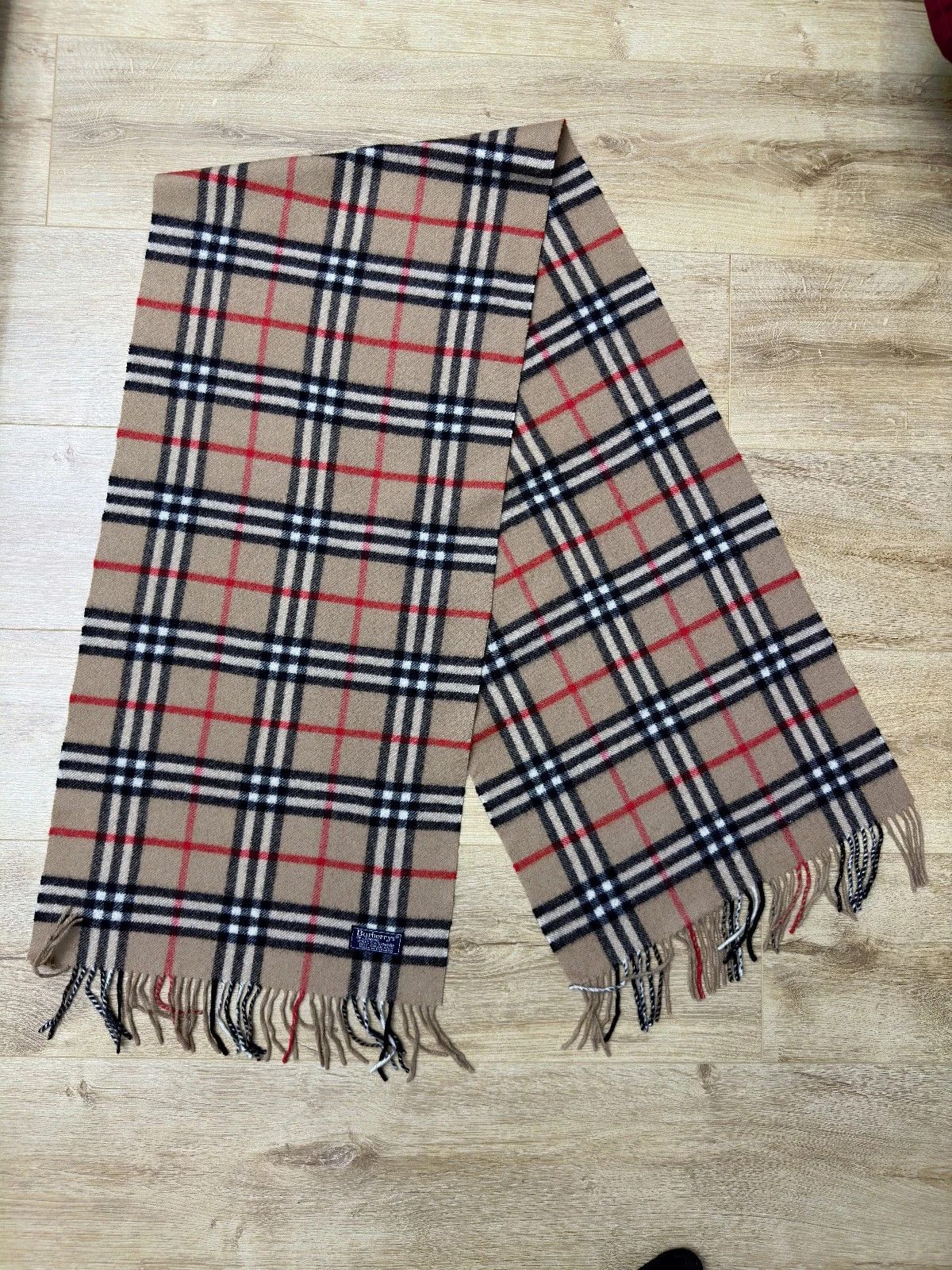 Burberry Burberrys Vintage Pure Cashmere Nova Check Scarf 170×37 cm Size ONE SIZE - 7 Thumbnail