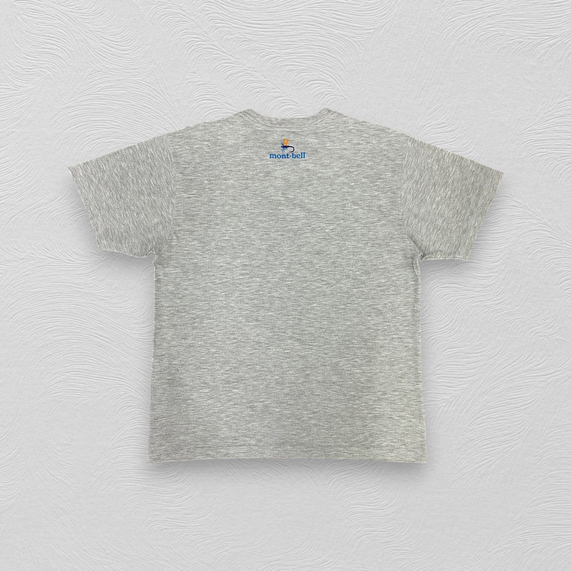 Japanese Brand Vintage Mont Bell Fish TShirt - K067 Size US M / EU 48-50 / 2 - 2 Thumbnail