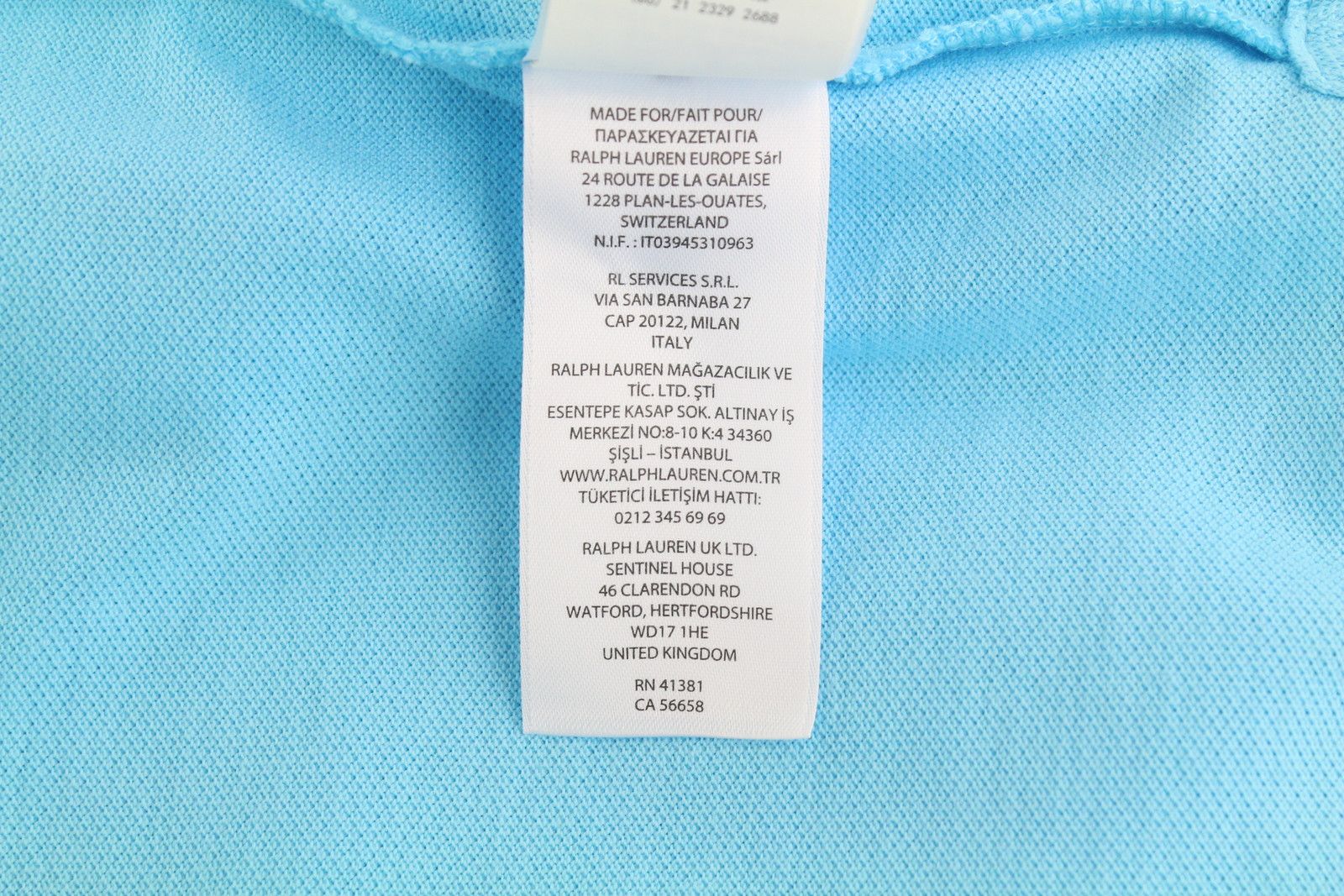 Polo Ralph Lauren SLIM FIT 2XL Blue Short Sleeve Polo Neck T-Shirt 84532 Size US XXL / EU 58 / 5 - 10 Thumbnail