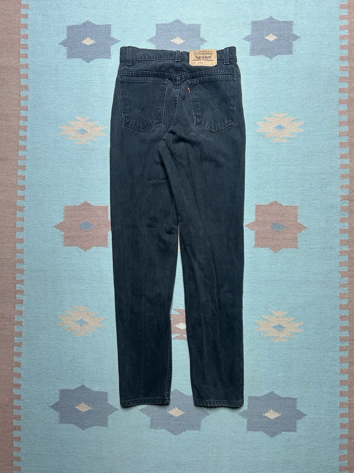 Vintage Vtg 90s Levis 10950 jeans orange tab skinny tapered 7 28x32 Size 28" / US 6 / IT 42 - 1 Thumbnail