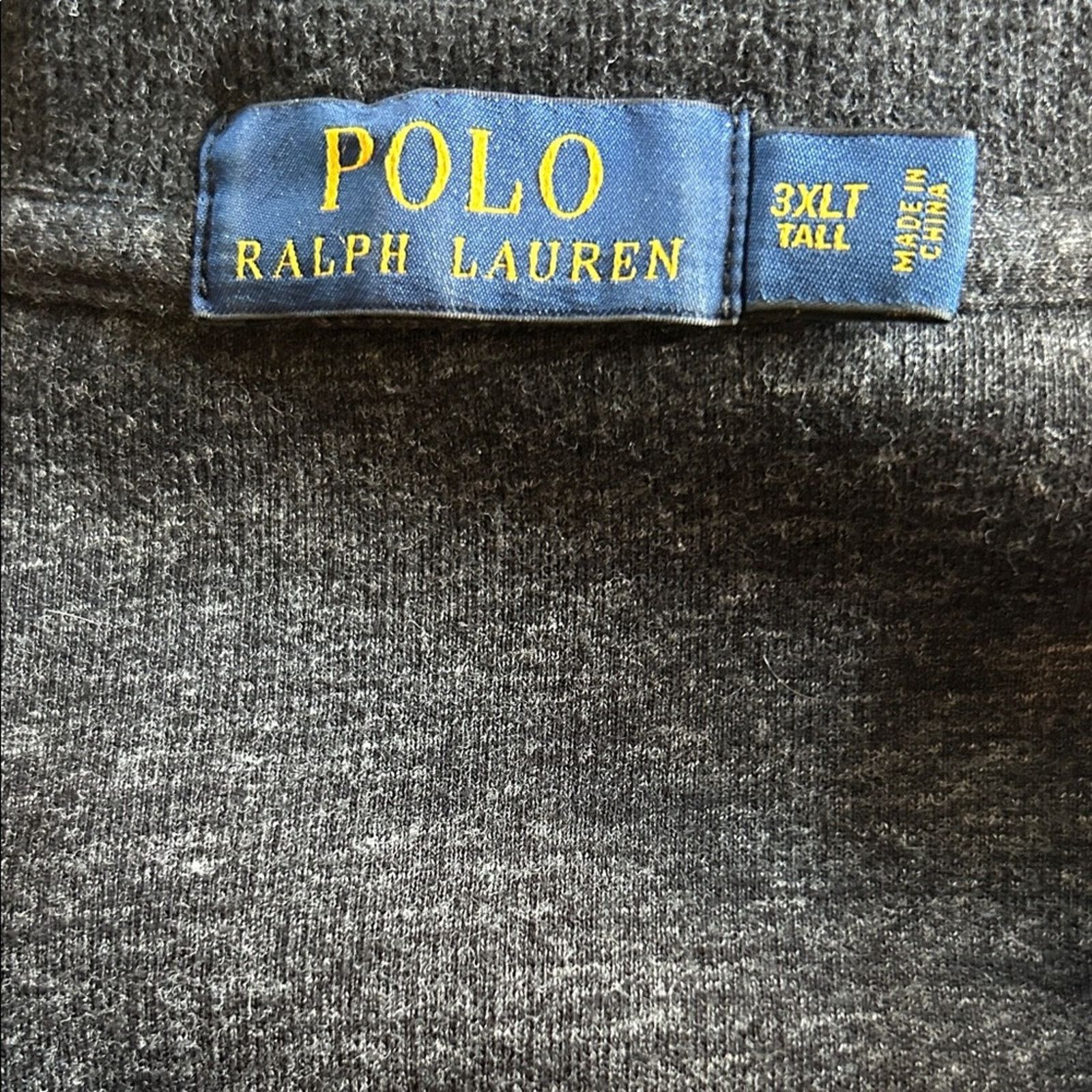 Polo Ralph Lauren Polo by Ralph Lauren Charcoal Half-Zip Sweater Size US XXL / EU 58 / 5 - 2 Thumbnail