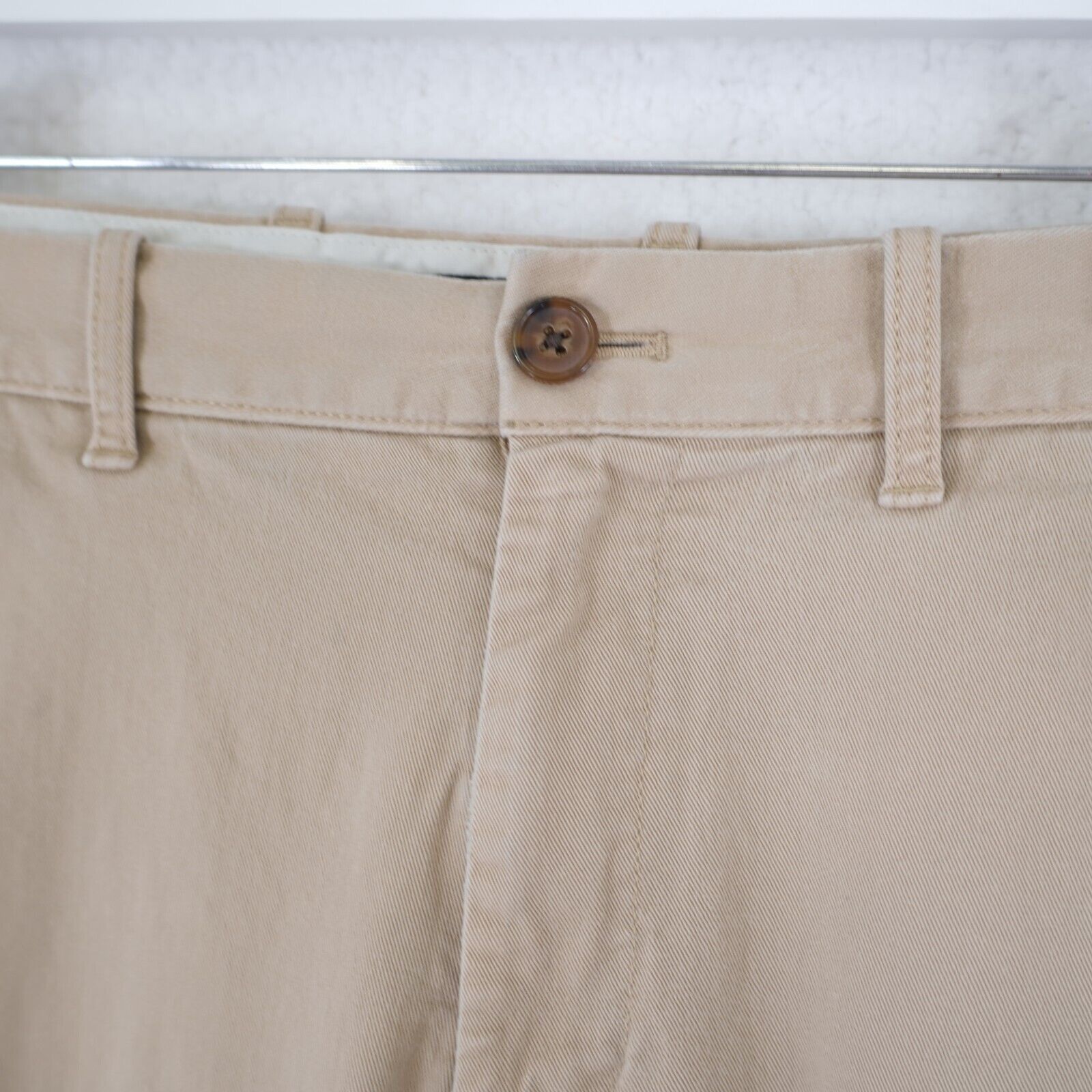 J.Crew J. Crew Flex Tan Cotton Straight Chino Pants 34/28 Mid Rise Size US 34 / EU 50 - 3 Thumbnail