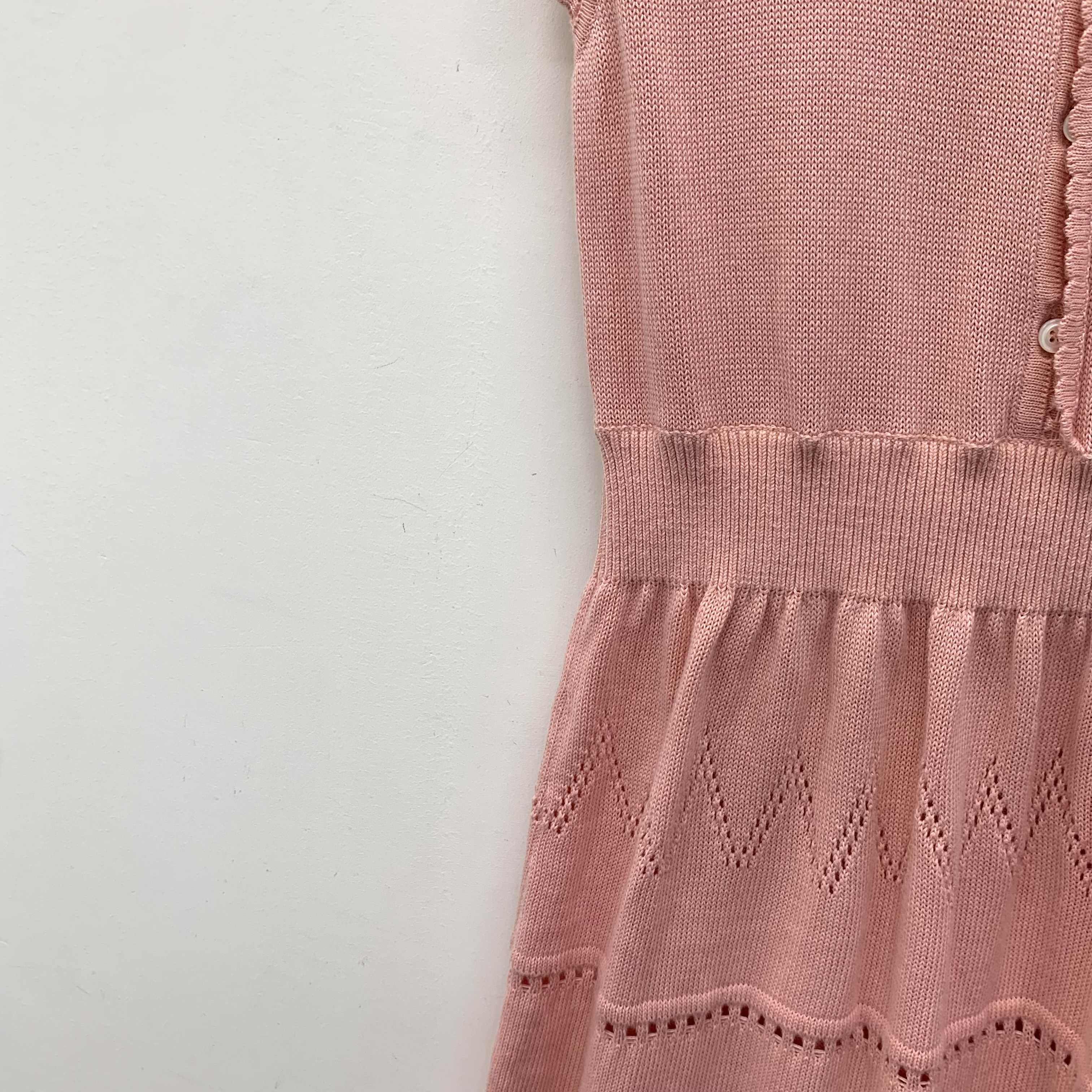 Gucci Gucci Pink V-Neck Sleeveless Knit Dress 12 Size XL / US 12-14 / IT 48-50 - 7 Thumbnail
