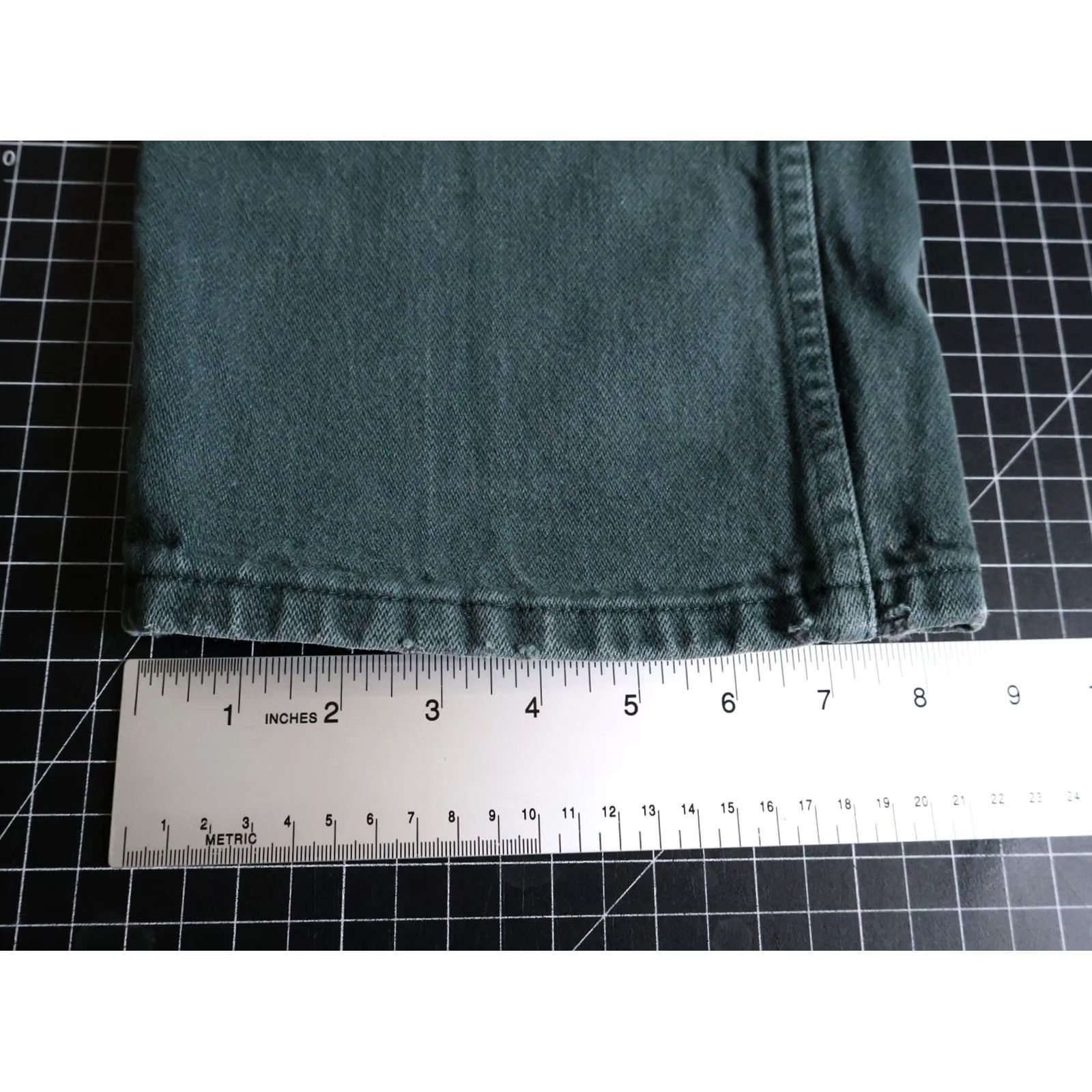 Wrangler VINTAGE Wrangler Cowboy Cut Jeans Men's 36 x 31 Dark Green Straight Leg 90s Cowboy Retro Bindings Girls? [Note: No extra text] Size US 36 / EU 52 - 7 Thumbnail