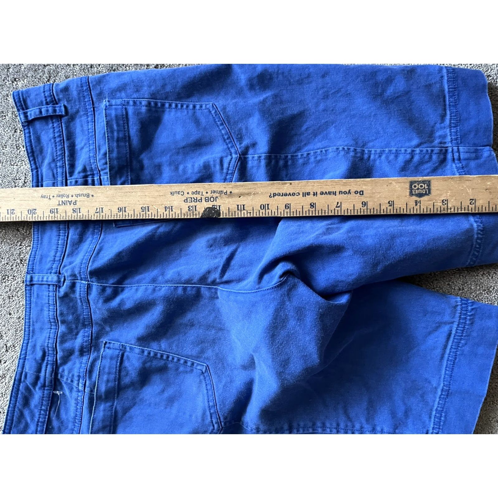 Orvis Orvis Sporting Traditions Shorts Women’s 6 Blue Solid Pleated Chino Poly Cotton Casual Size 28" / US 6 / IT 42 - 4 Thumbnail