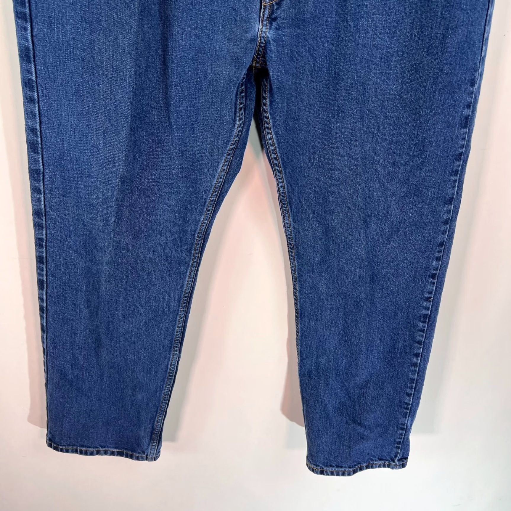 Levi's Levis 505 Jeans Mens Size 40 Blue Straight Regular Fit Workwear 40 X 30 Size US 40 / EU 56 - 3 Thumbnail