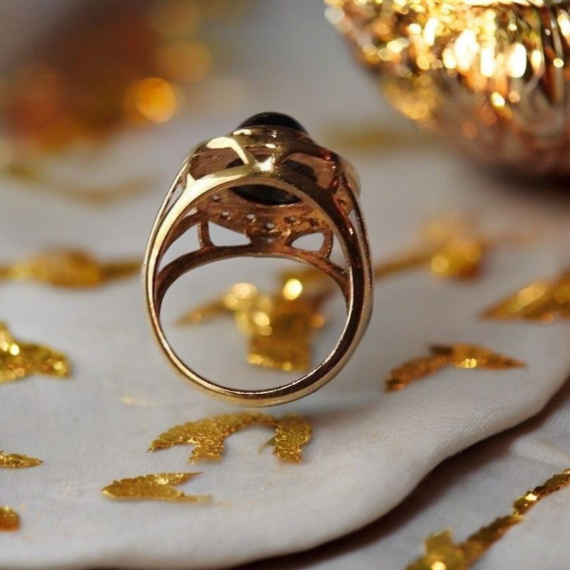 Designer Sterling Silver 925 Women's Vermeil Silver Ring Size ONE SIZE - 7 Thumbnail