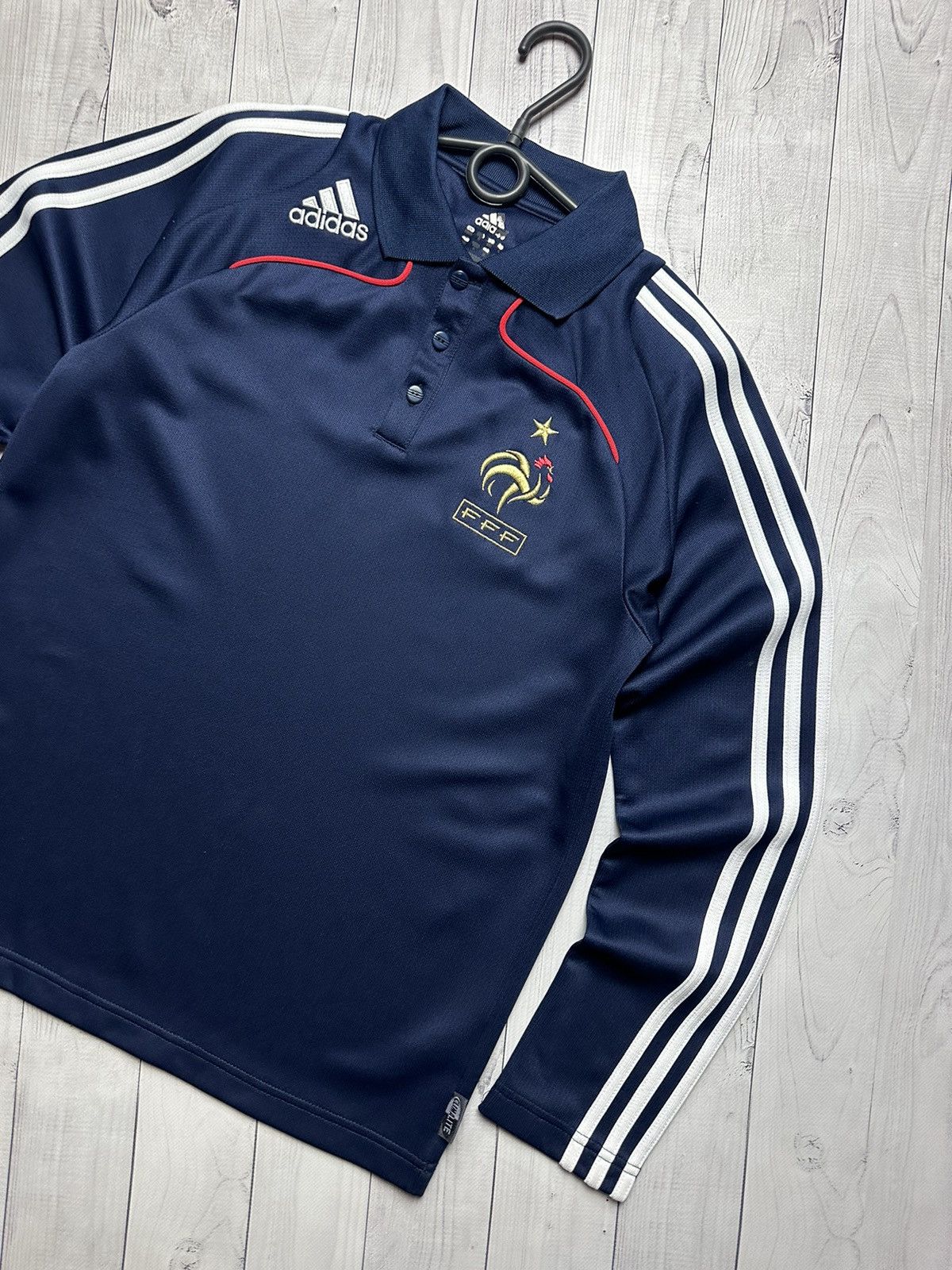 Vintage Vintage adidas France rugby jersey soccer size S Size US S / EU 44-46 / 1 - 2 Thumbnail