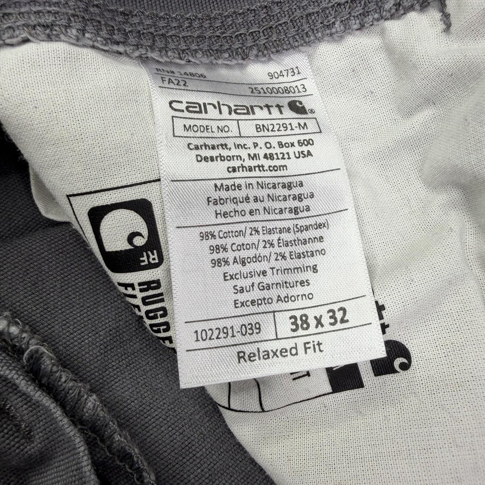 Carhartt Carhartt Gray Rugged Flex Relaxed Pant 38x32 (Fits 36x30) Size US 36 / EU 52 - 6 Thumbnail