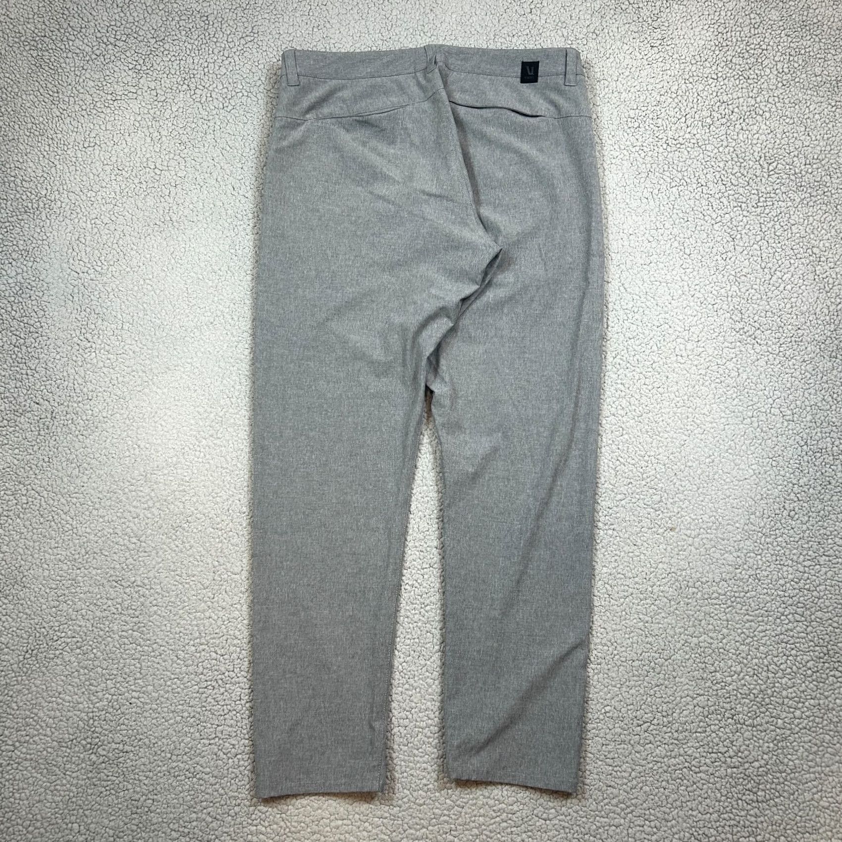 Vuori Vuori Meta Pant Performance Stretch Slim Fit 5-Pocket Gray Mens Size 34 x 31 Size US 34 / EU 50 - 4 Thumbnail