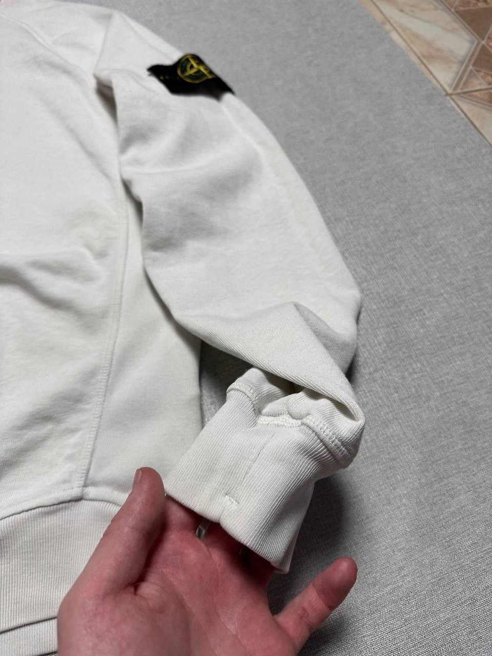 Stone Island Stone Island Crew Neck Sweatshirt WHITE Size M Size US M / EU 48-50 / 2 - 5 Thumbnail