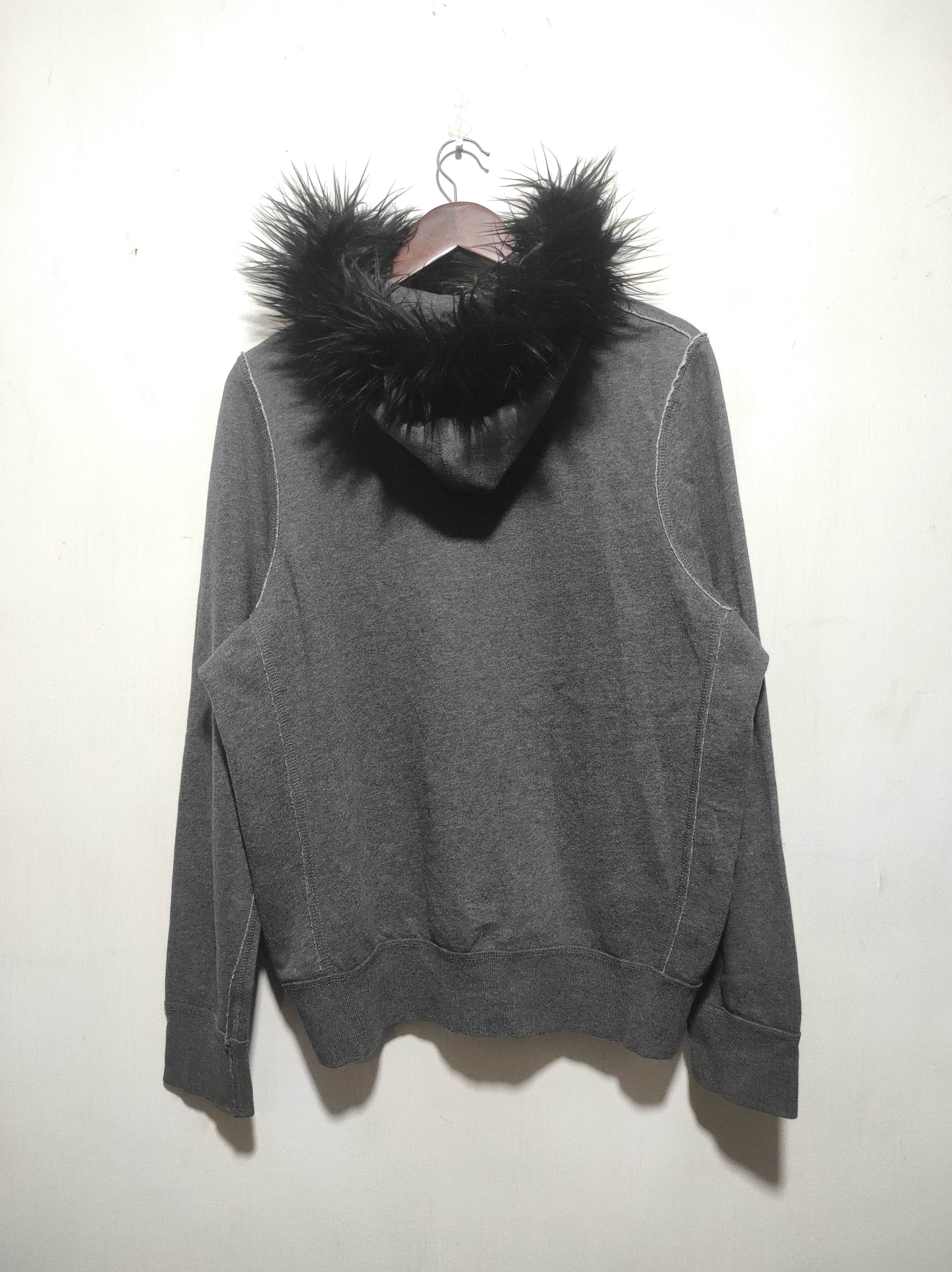 Hysteric Glamour Gray Zipper Fur Hoodie ifsixwasnine lgb style Size US M / EU 48-50 / 2 - 12 Thumbnail