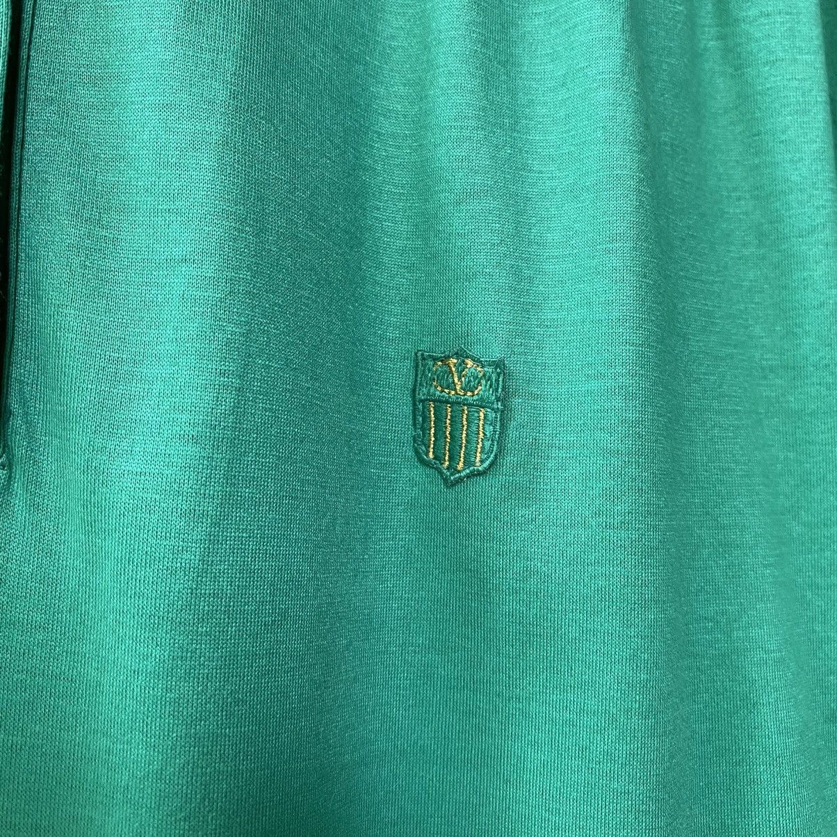 Valentino Varentino garavanl Green Pleated Shoulder Polo Shirt Size M / US 6-8 / IT 42-44 - 4 Thumbnail