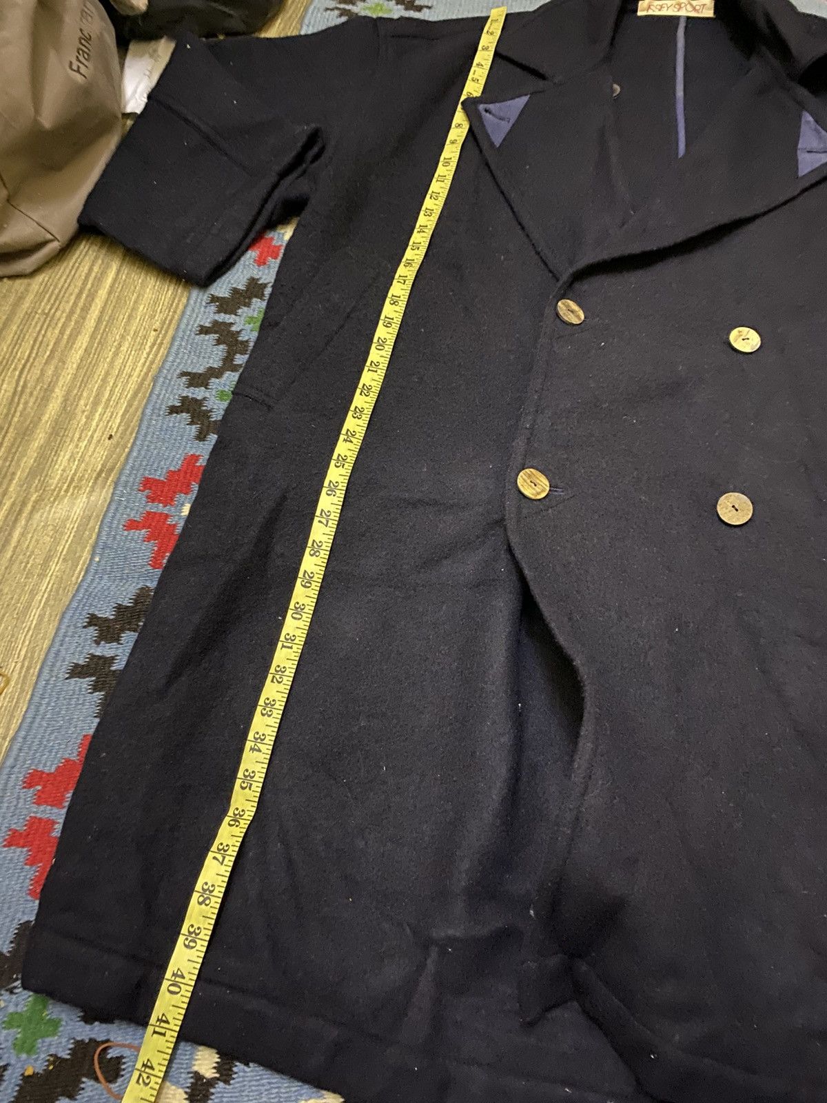 Issey Miyake ESSENTIAL 80s/90s ISSEY SPORT AVANT GARDE OVERSIZED COAT Size US L / EU 52-54 / 3 - 11 Thumbnail
