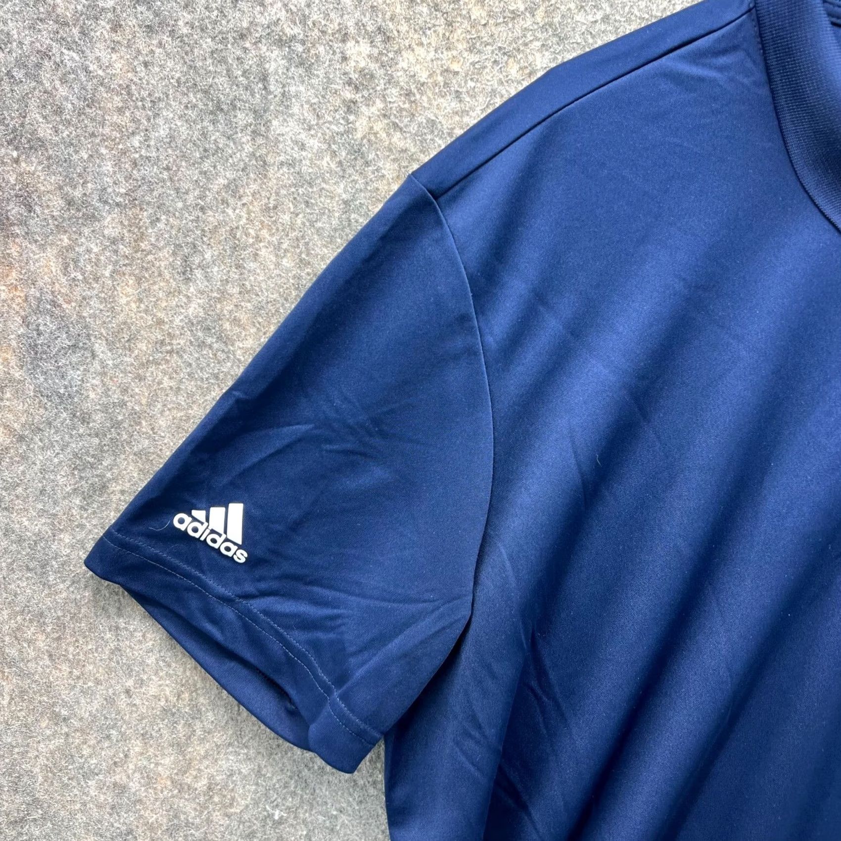 Adidas Adidas Polo Shirt Men XL Blue Navy Primegreen Golf Shirt Polo Adult Extra Large Blue Nutmeg? Size US XL / EU 56 / 4 - 6 Thumbnail