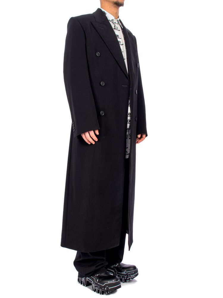 Balenciaga o1mt1gz0924 Slim Fit Coat in Black Size US M / EU 48-50 / 2 - 5 Thumbnail