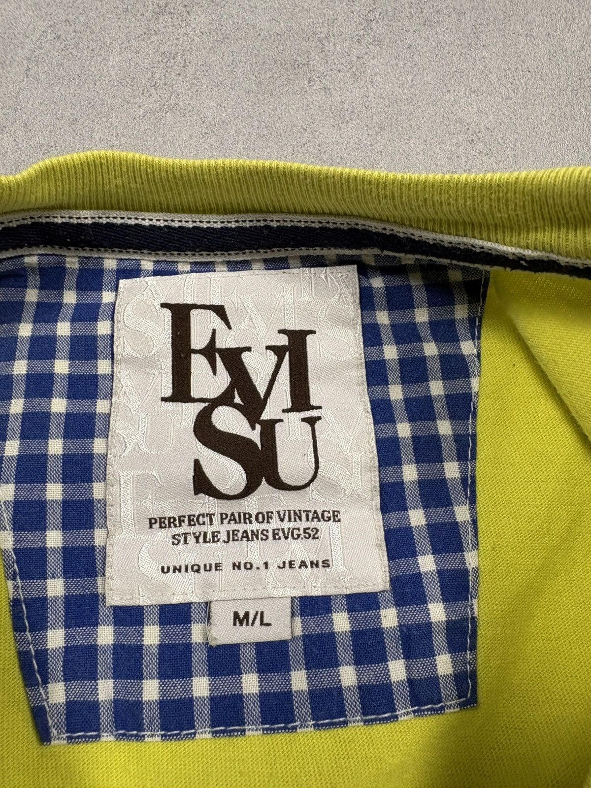 Evisu Evisu Neon Green Big Logo T-Shirt M L Streetwear Tee Korea Size US M / EU 48-50 / 2 - 11 Thumbnail