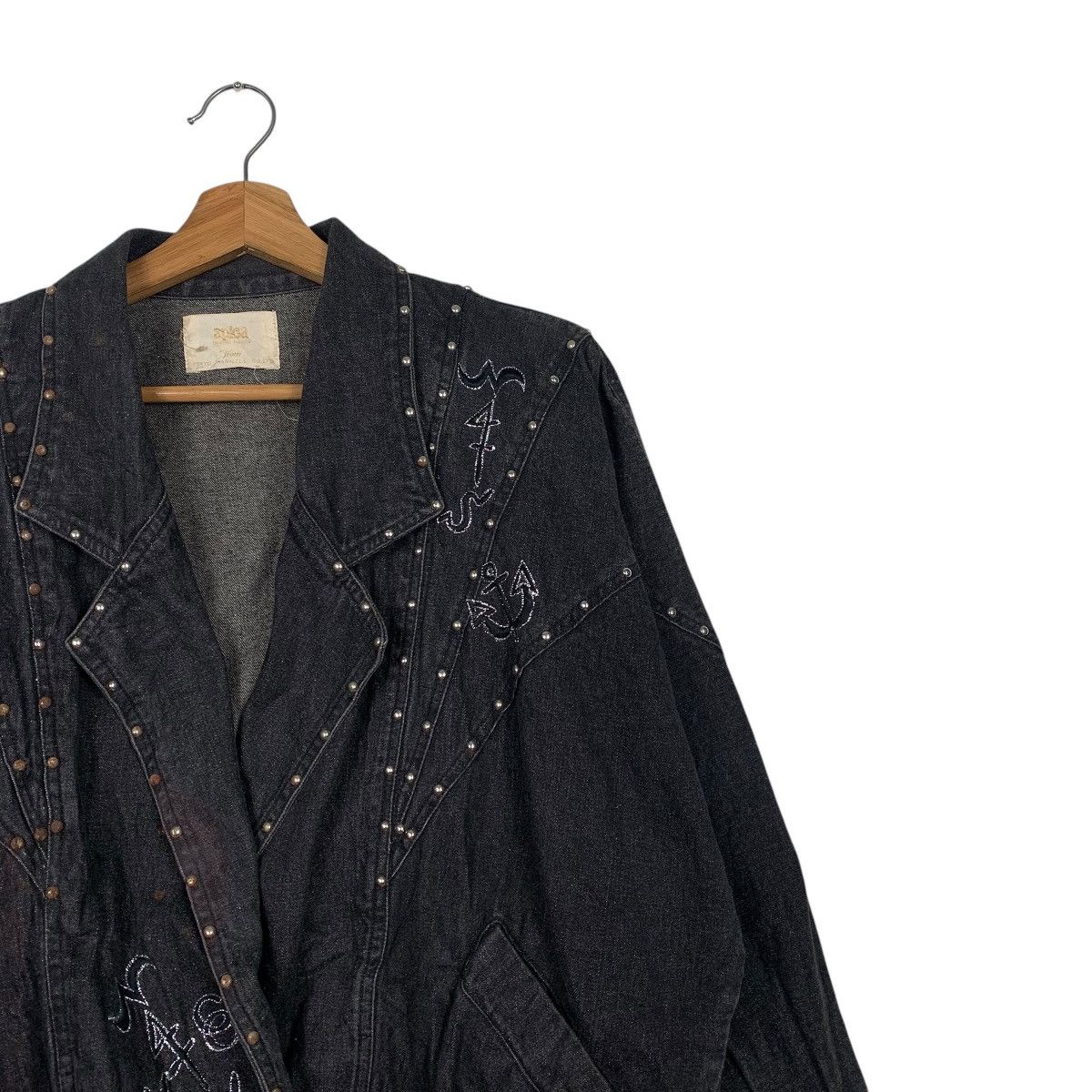 Japanese Brand Nice Design Japanese Brand Spica Gothic Denim Jacket Size M / US 6-8 / IT 42-44 - 5 Thumbnail