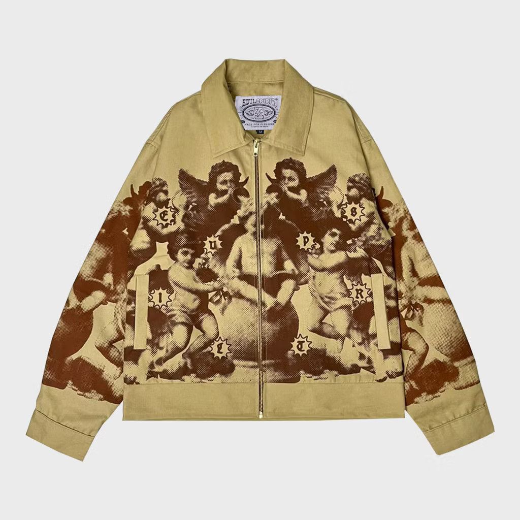 Japanese Brand 💥Harajuku Japanese eros cream unisex Jacket Size US M / EU 48-50 / 2 - 1 Thumbnail