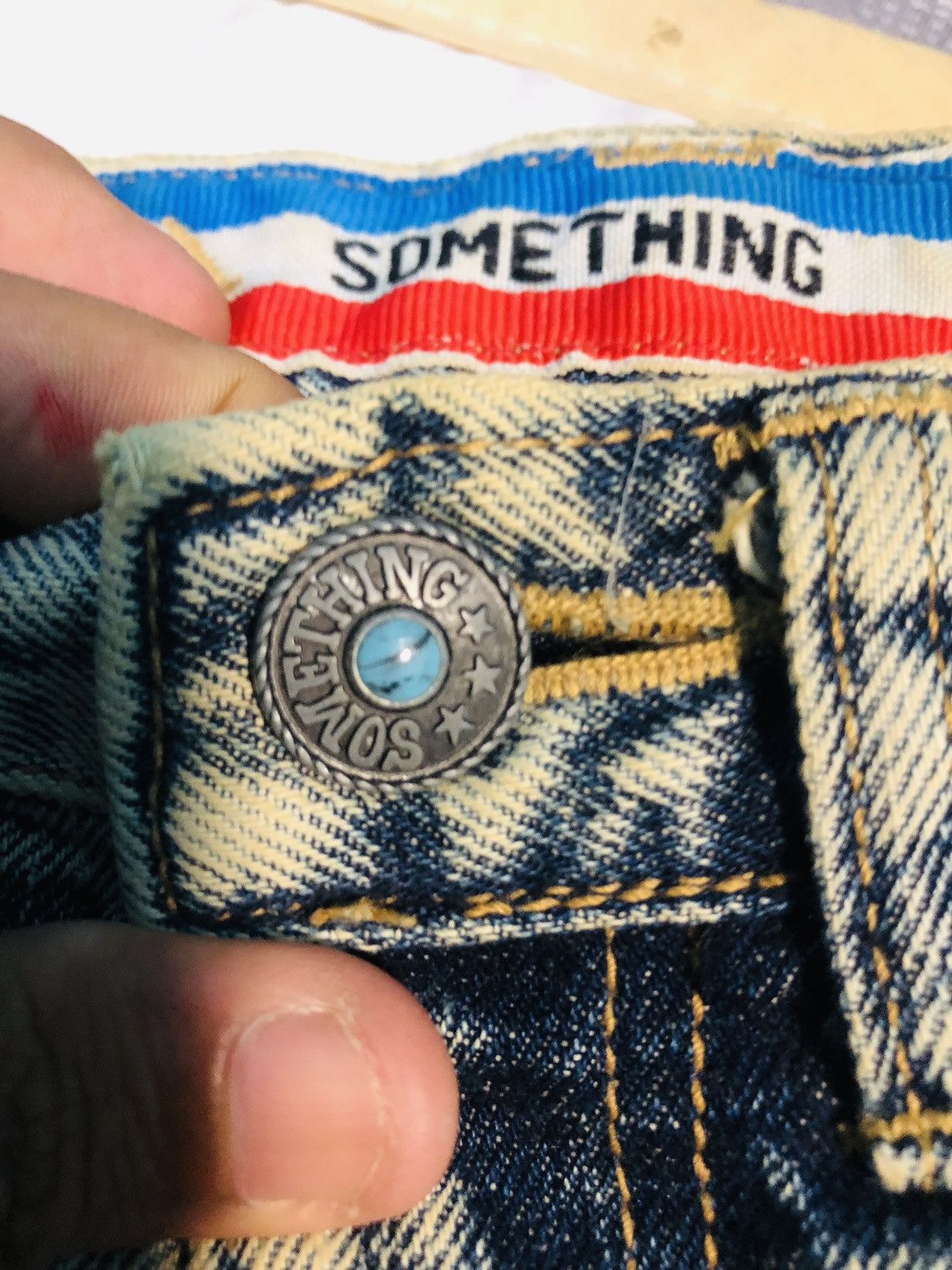 Edwin × Japanese Brand Something Ones By Edwin Jeans (10) Size US 26 / EU 42 - 7 Thumbnail