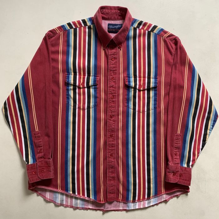 Vintage Vintage 90s Wrangler Brushpopper Heavy Button Down Shirt | Grailed