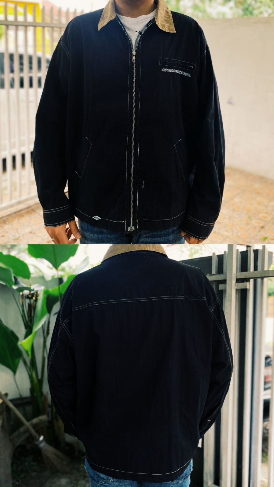 Quiksilver Vintage 90's Quiksilver Nylon Work Jackets Size US M / EU 48-50 / 2 - 10 Thumbnail