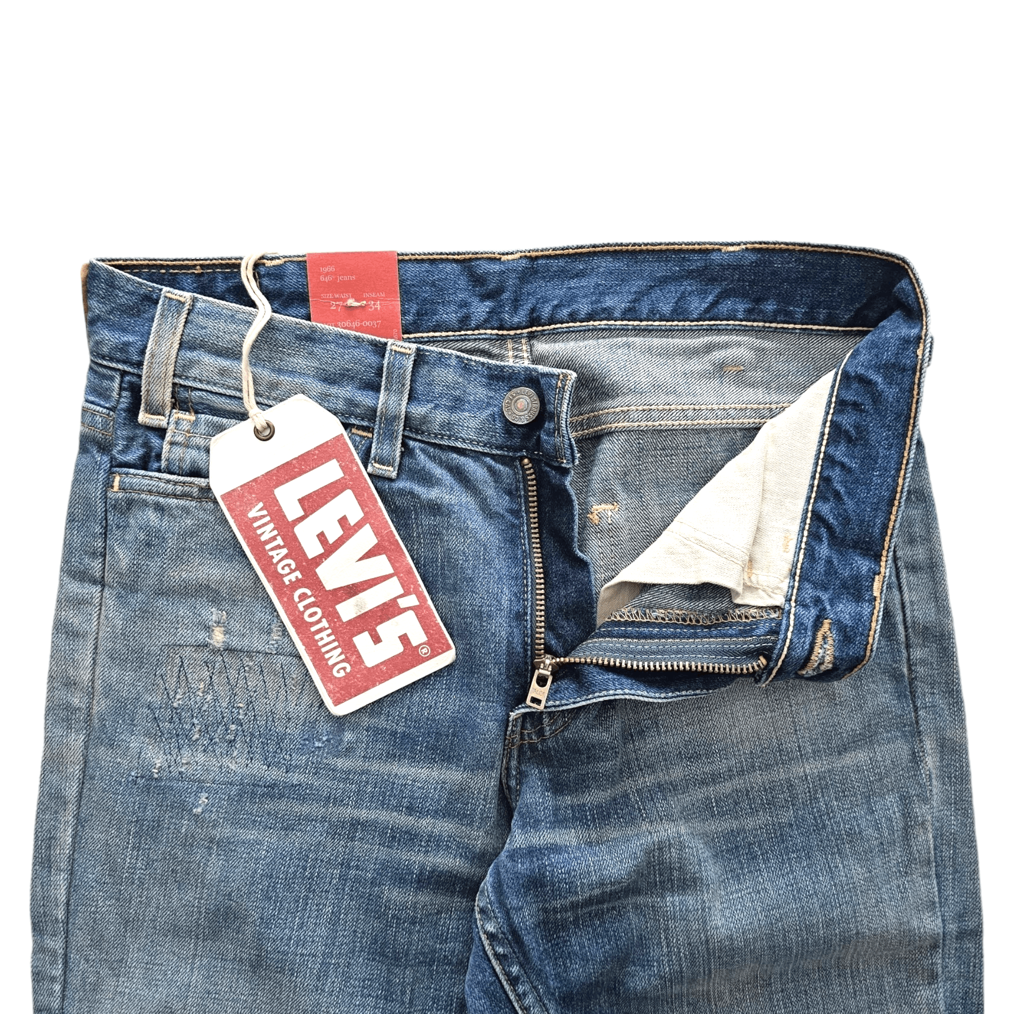 Levi's Vintage Clothing NWT Levi's Vintage Clothing 1960's 646 Flare W27L34 Big E Size 27" / US 4 / IT 40 - 3 Thumbnail