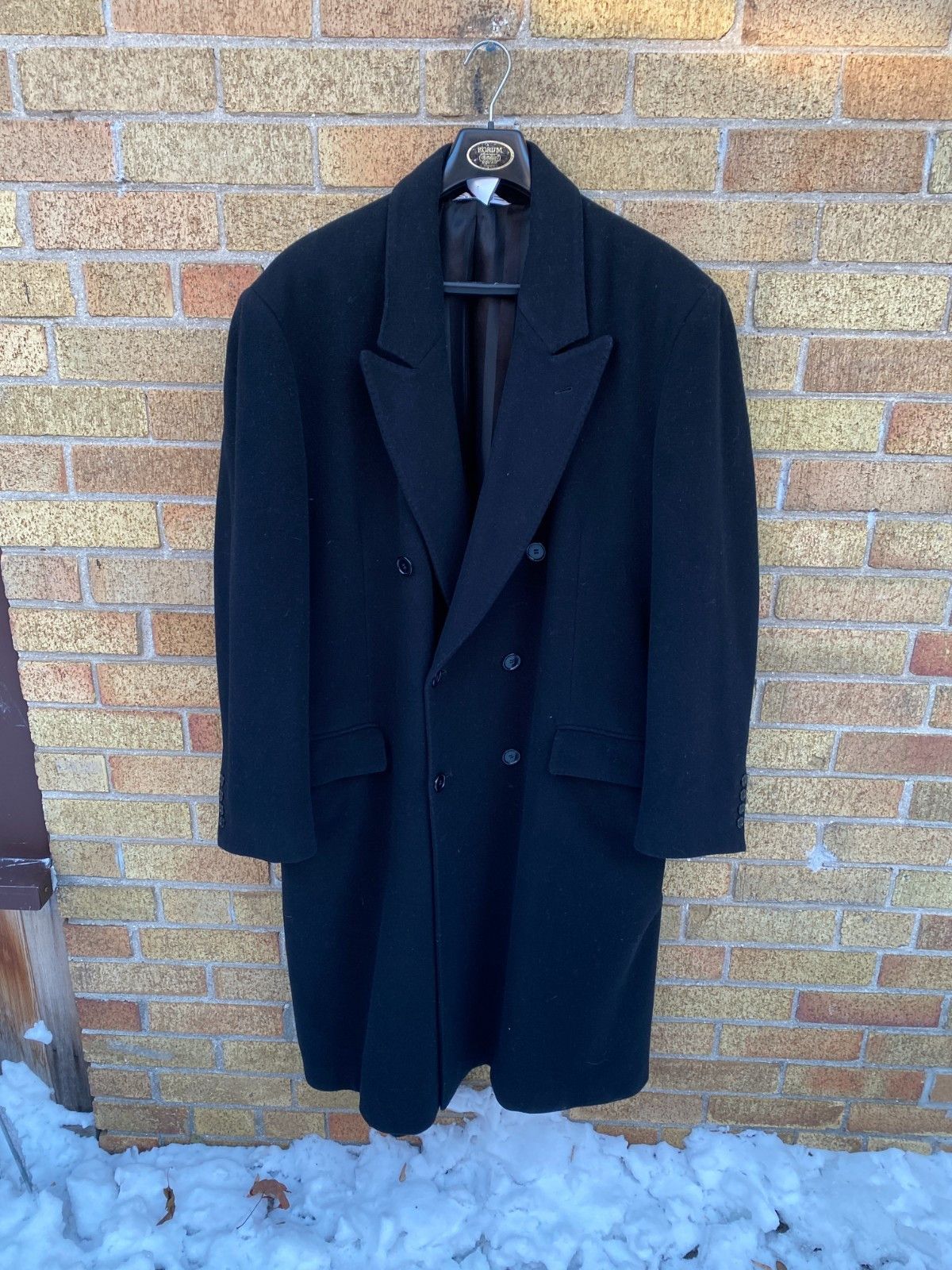 Other Sergio Valentino 100% Cashmere Double-Breasted Coat - IT Size US XL / EU 56 / 4 - 3 Thumbnail