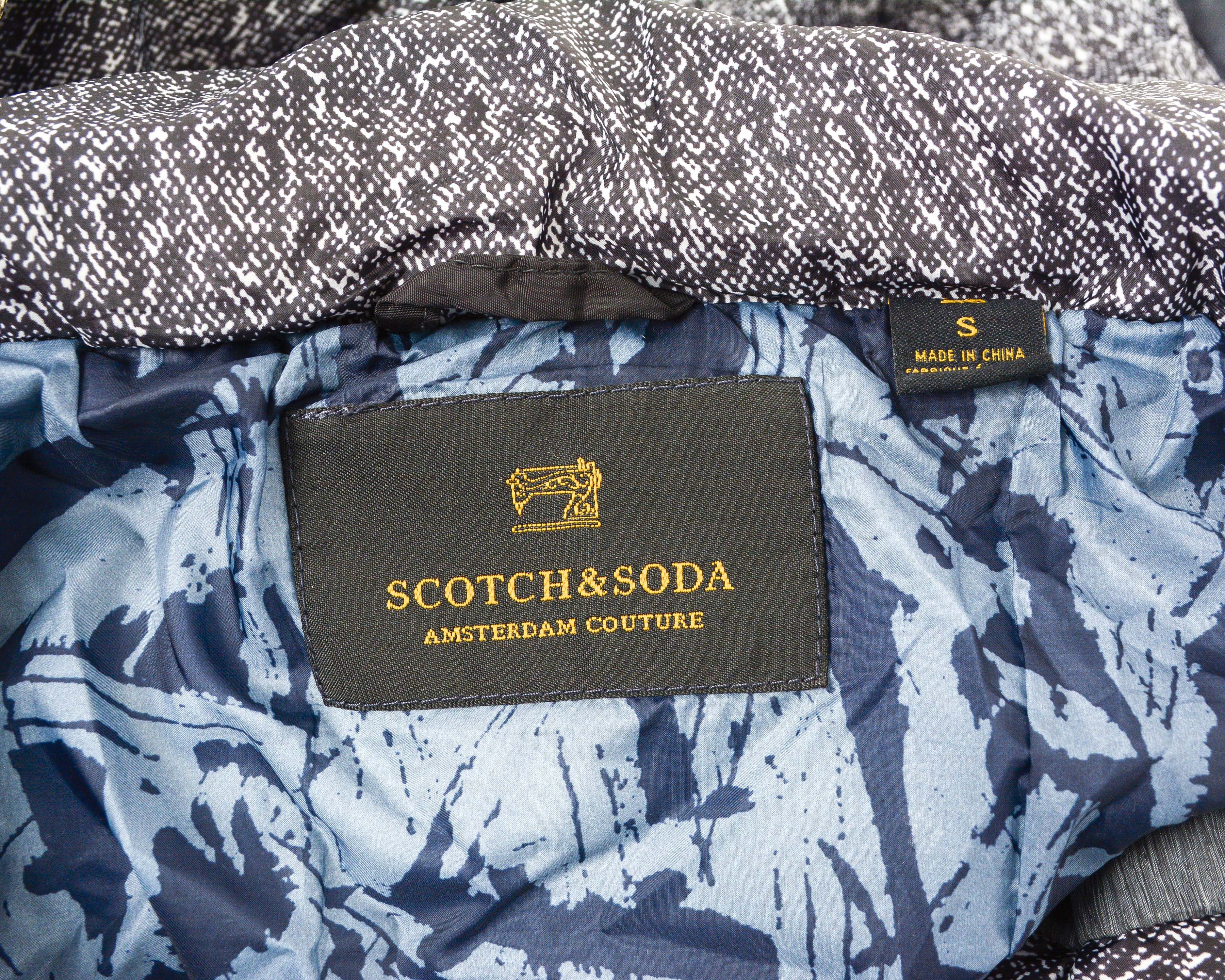 Scotch & Soda Women S Down Puffer Jacket Hooded Feathers Double Lining Size S / US 4 / IT 40 - 5 Thumbnail