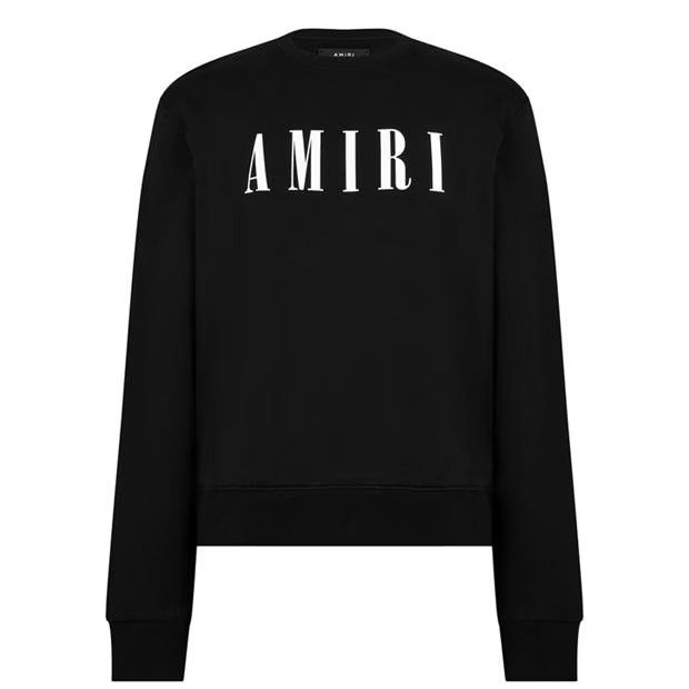 image of Amiri O1G2R1Mq0324 Sweatshirt In Black, Men's (Size Medium)