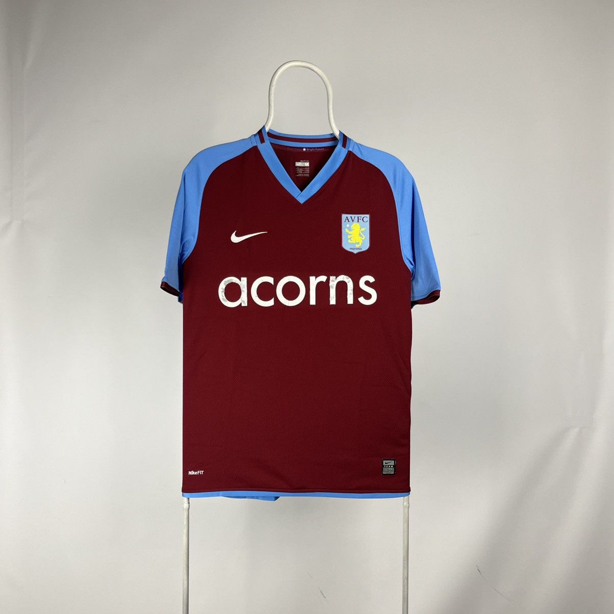 Nike ASTON VILLA 2008 2009 HOME FOOTBALL SHIRT SOCCER JERSEY Size US M / EU 48-50 / 2 - 1 Thumbnail