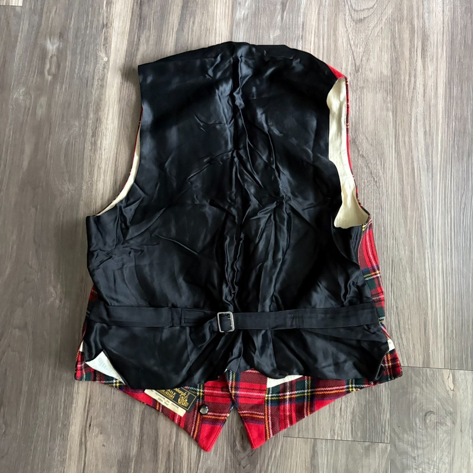 Vintage Vintage Forest Of Edinburgh Flannel Plaid Wool Vest Size S Size US S / EU 44-46 / 1 - 8 Thumbnail