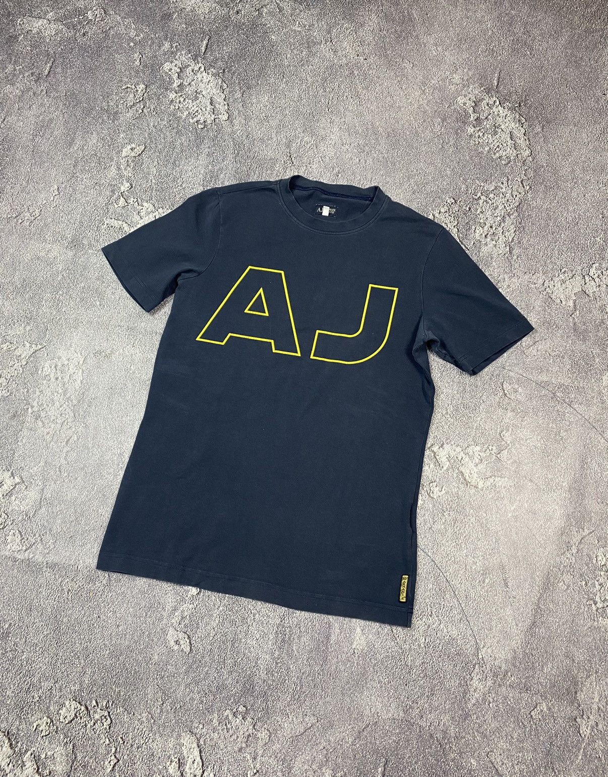 Armani × Giorgio Armani Vintage Armani Jeans Big Logo T-shirt Y2K Luxury Size US S / EU 44-46 / 1 - 2 Thumbnail