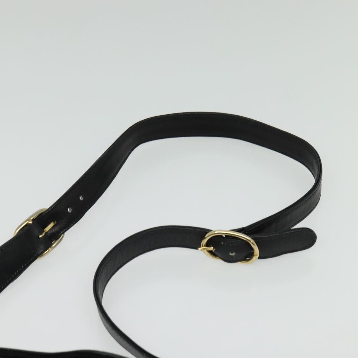 Gucci GUCCI Shoulder Bag Leather Black Gold Size ONE SIZE - 8 Thumbnail