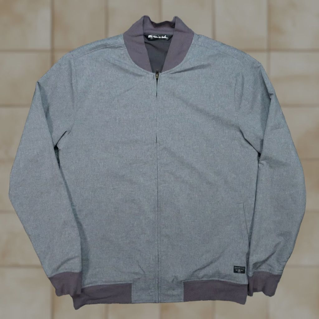 TravisMathew Travis Mathew Jacket Mens Medium Gray Ashville Full Zip Pockets Long Sleeve Windbreaker) Size US M / EU 48-50 / 2 - 1 Thumbnail