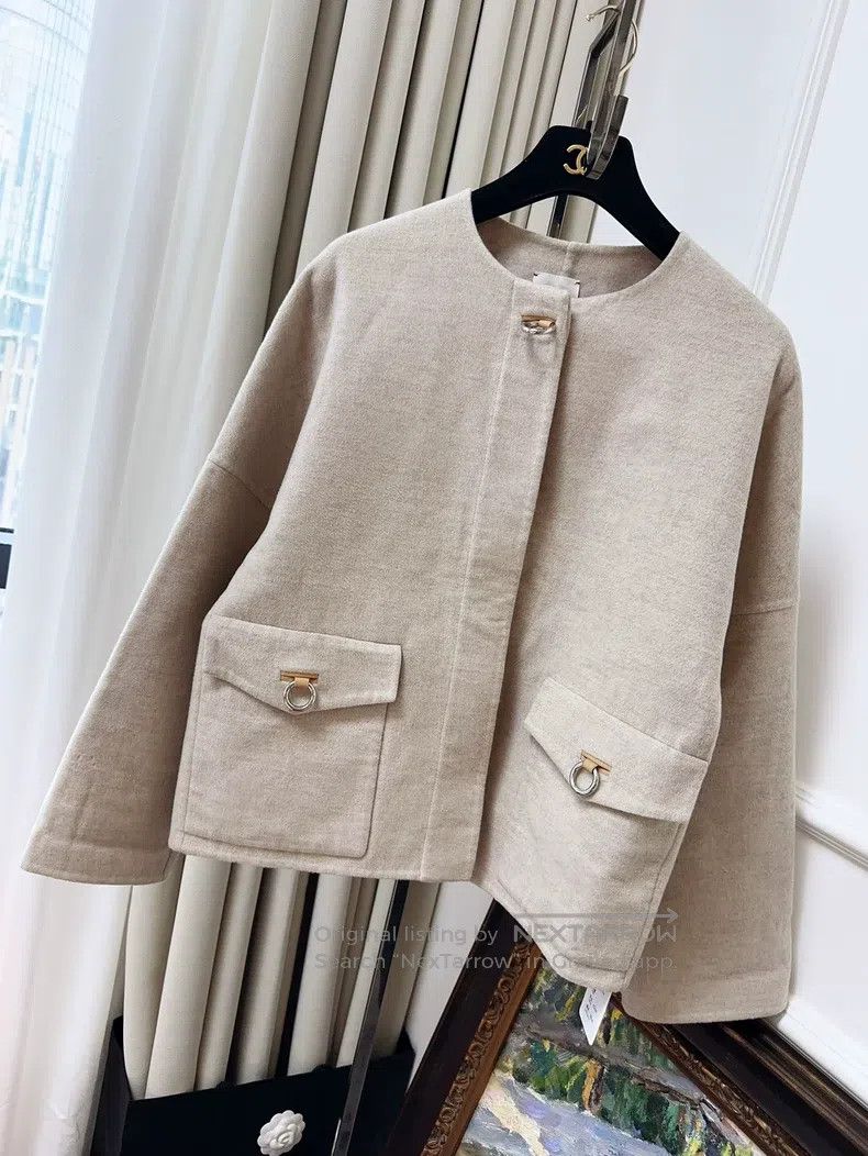 Hermes Hermes Oatmeal Cashmere Coat Size XS / US 0-2 / IT 36-38 - 1 Thumbnail