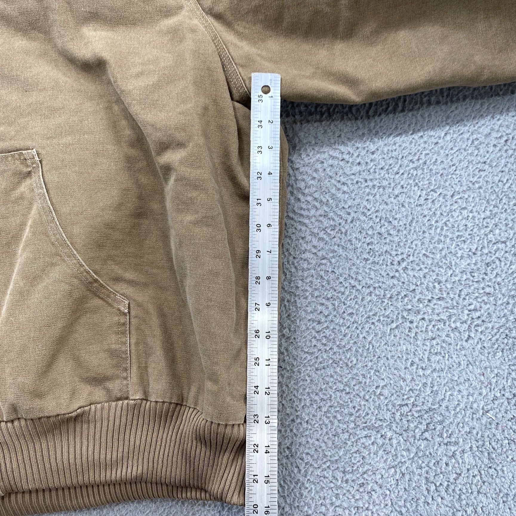Carhartt VINTAGE Carhartt Jacket 3XL Brown Hooded Canvas 3M Thinsulate FRB Dekalb Seed J130-M Mens Size US XXL / EU 58 / 5 - 7 Thumbnail