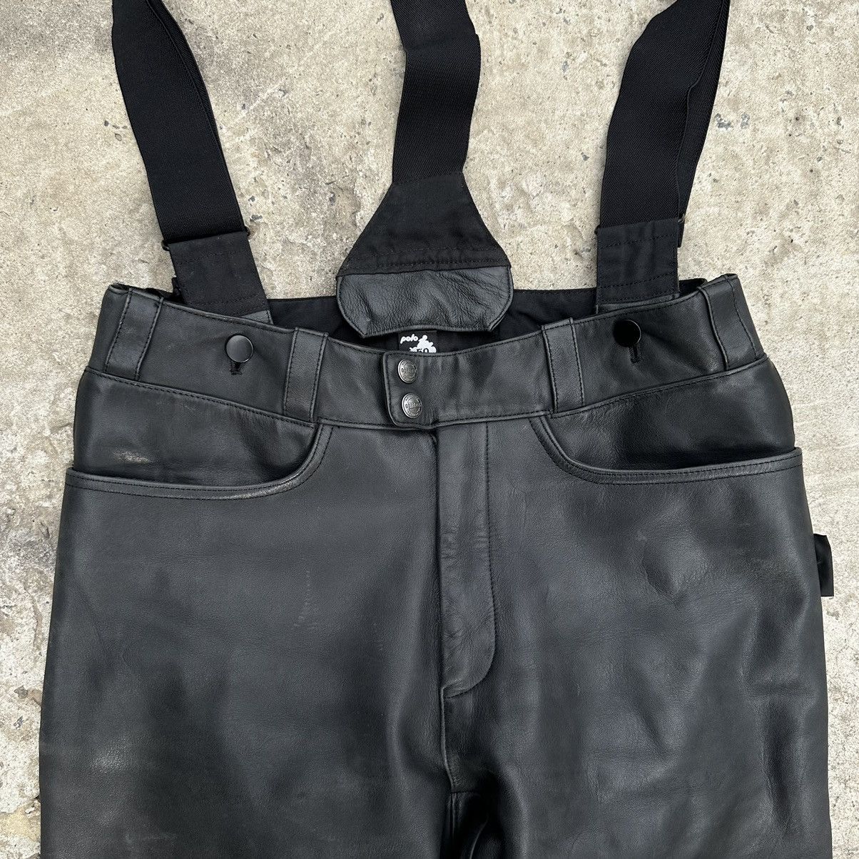 Vintage Vintage Moto Leather Pants Overalls Size 50 Gore Tex Y2K 00s Size US 34 / EU 50 - 5 Thumbnail