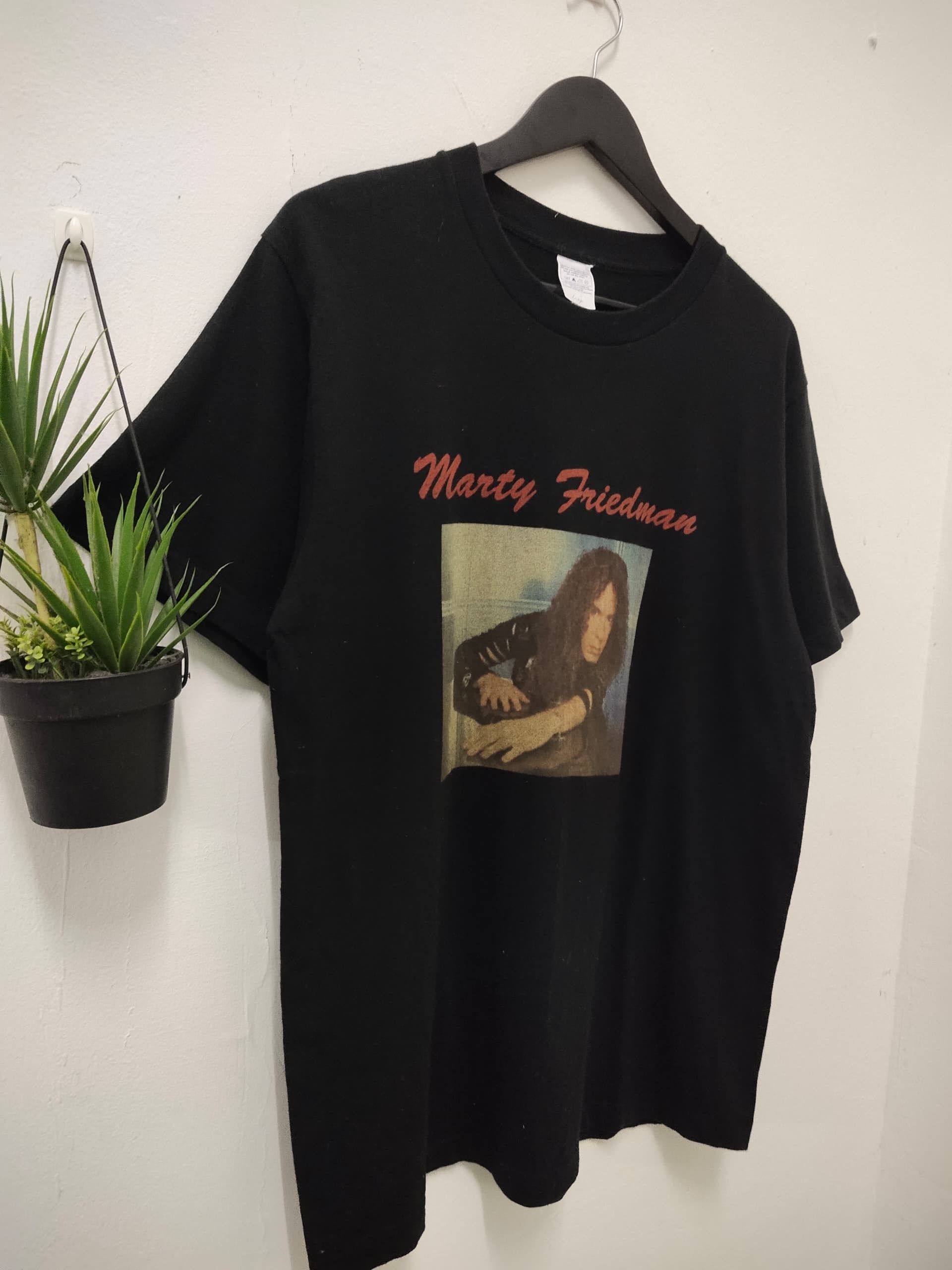 Band Tees Vtg Marty Friedman Megadeth photoprint t shirt Size US L / EU 52-54 / 3 - 4 Thumbnail