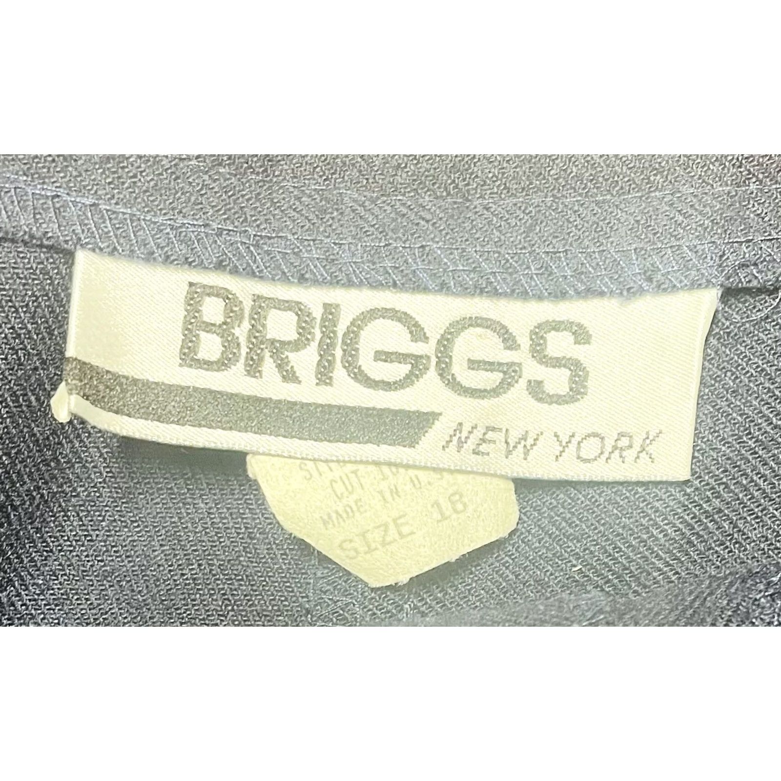 Vintage VINTAGE Briggs New York Flannel Shorts Navy Blue Sz 18 NWT Made In USA Women’s Shorts Size 40" / US 18 - 5 Thumbnail