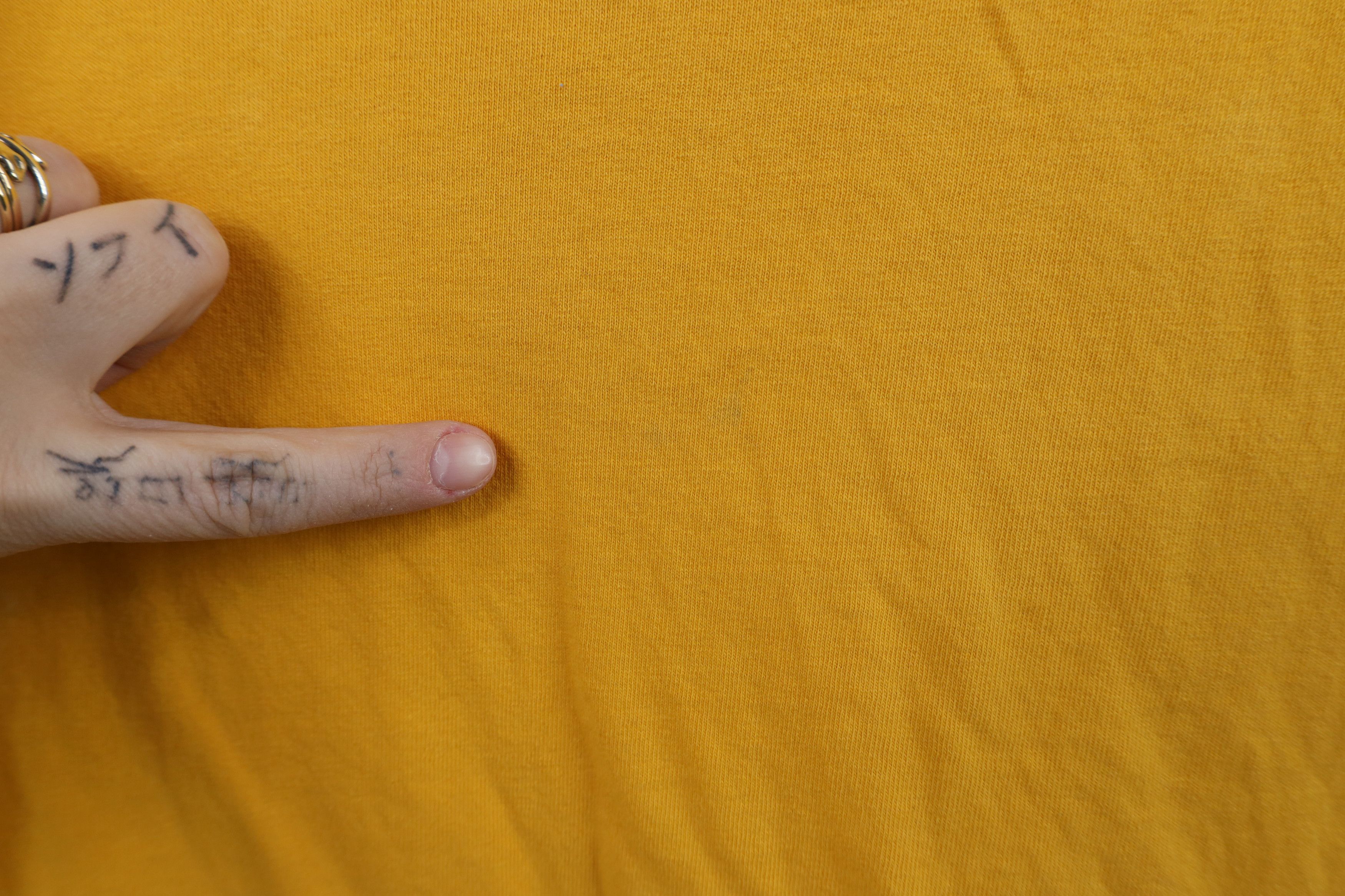 Nautica × Vintage Vintage 90s Nautica Competition Acid Wash T-Shirt Yellow USA Size US L / EU 52-54 / 3 - 5 Thumbnail
