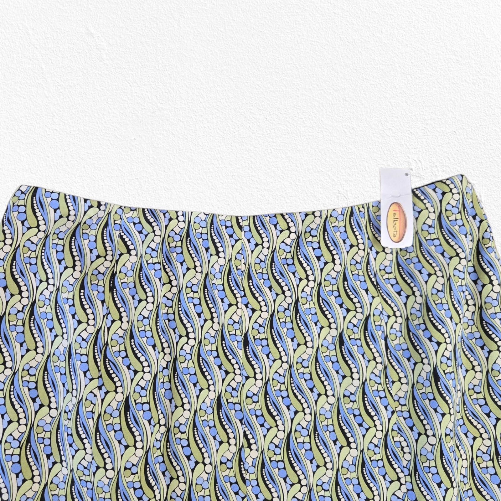 Other Talbots Y2K Silk Blend Retro Mod A-Line Midi Skirt Size 10 Size 32" / US 10 / IT 46 - 4 Thumbnail