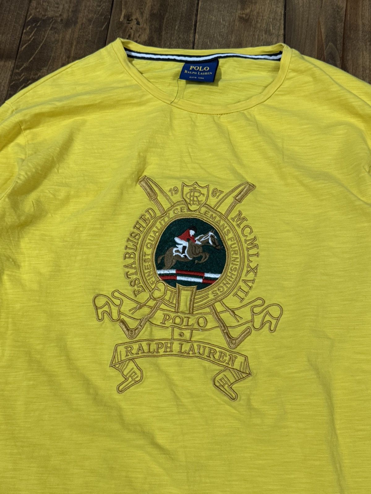 Polo Ralph Lauren × Vintage Vintage Polo Ralph Lauren Long Sleeve Tee Size US XL / EU 56 / 4 - 4 Thumbnail