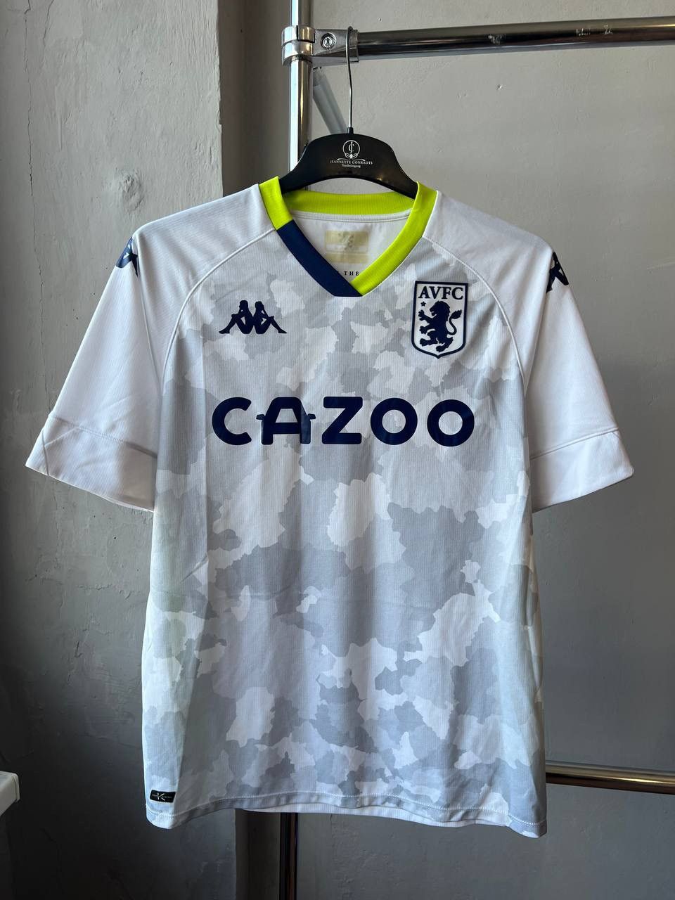Kappa 2020/21 ASTON VILLA THIRD SOCCER JERSEY FOOTBALL SHIRT KAPPA Size US L / EU 52-54 / 3 - 3 Thumbnail